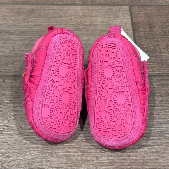 Ugg Tasman LTA "Rock Rose" Girls Lined Quilted Baby Shoes SZ 0/1 NWOB New - Picture 12 of 12